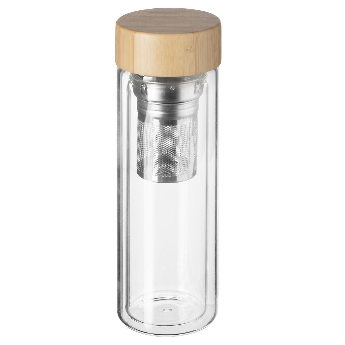 Bule de vidro com infusor e tampa, , large