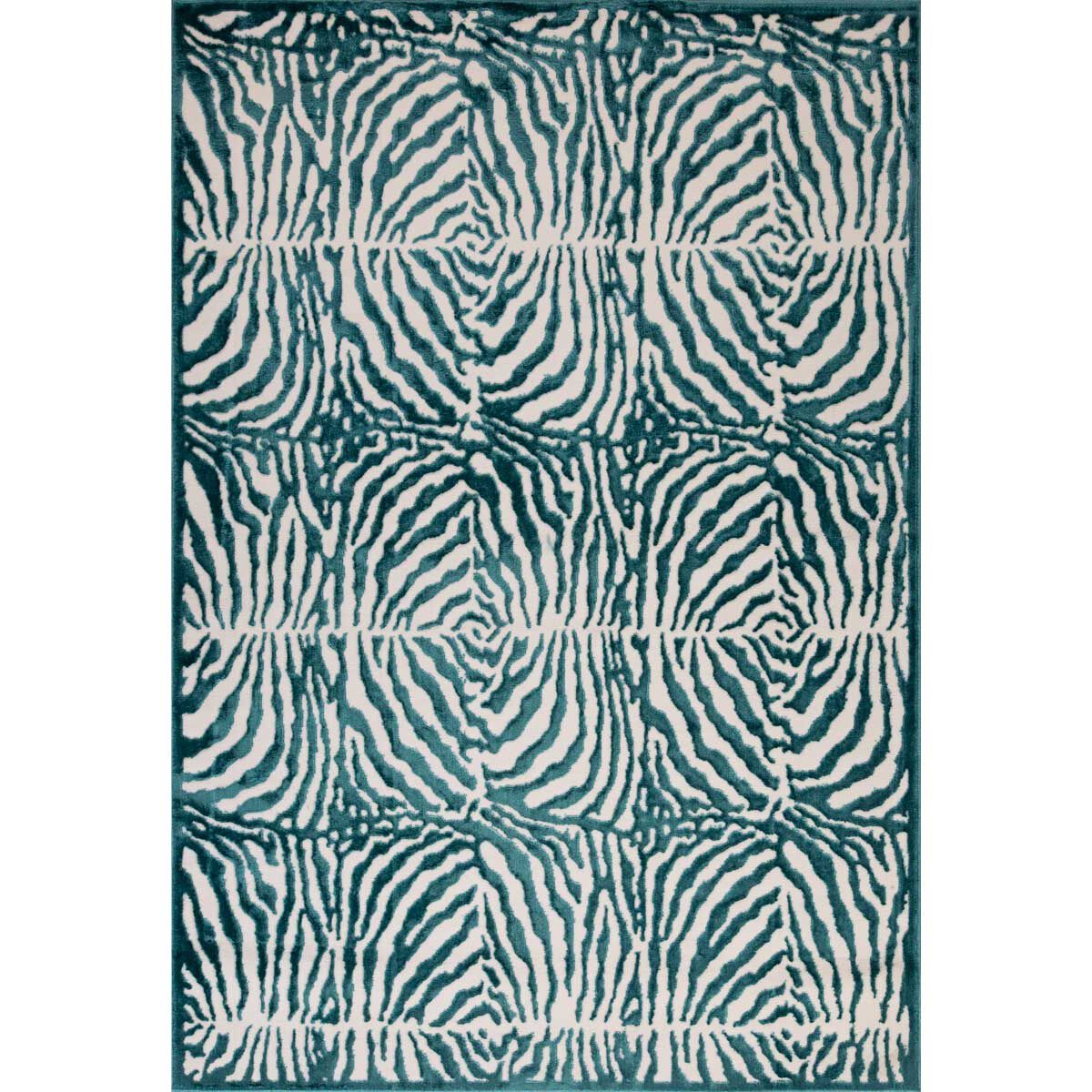 Tapete ZAHA zebra azul 120x160cm, , large