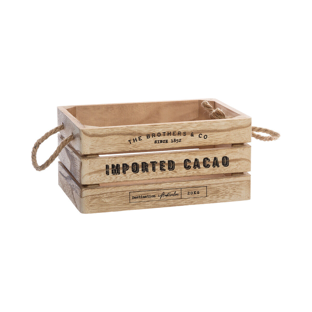 Wooden box COLONIAL beige decorated, , large