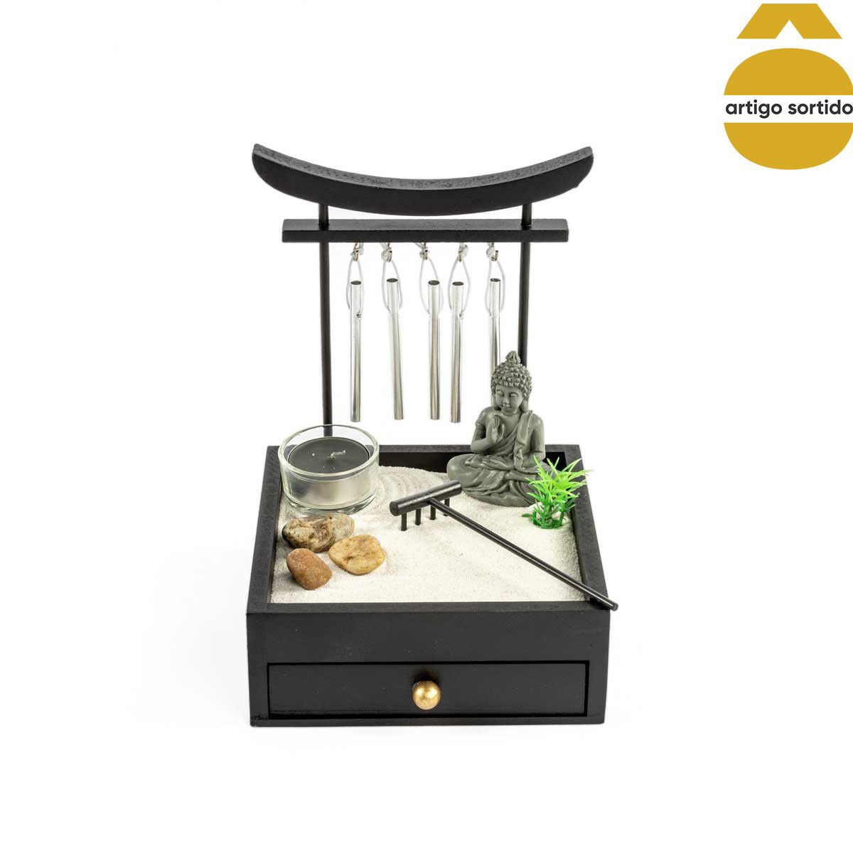 Jardim ZEN em mdf e poliresina, , large