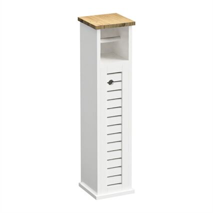 Móvel porta rolos com 1 porta e prateleira RIO branco, , large
