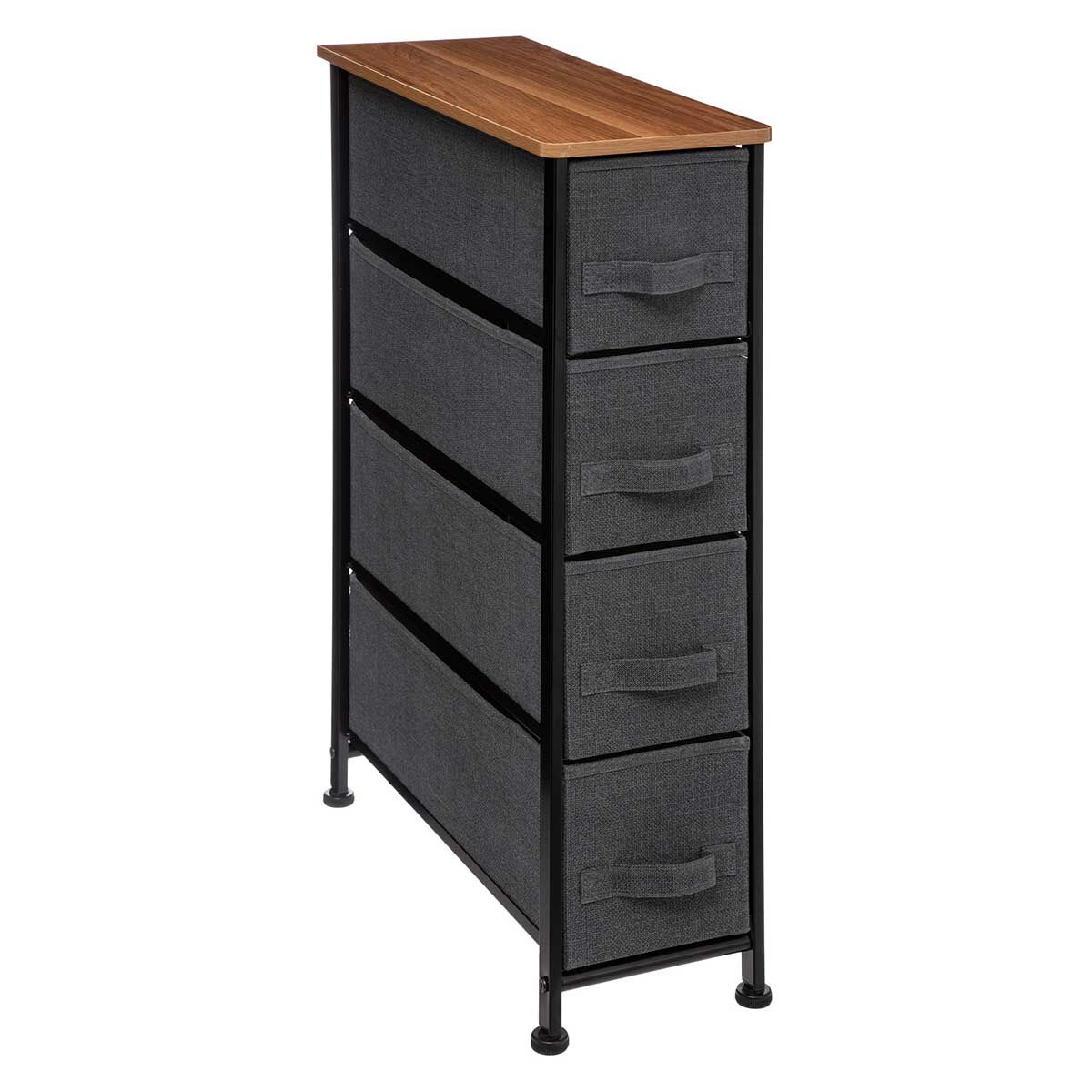 Armário de arrumação TISSA cinza escuro 75cm, , large