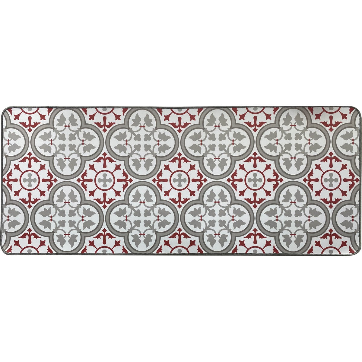 Tapete impermeável PACO vermelho 50x120cm, , large