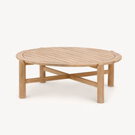 Mesa baja DEONA de madera acacia