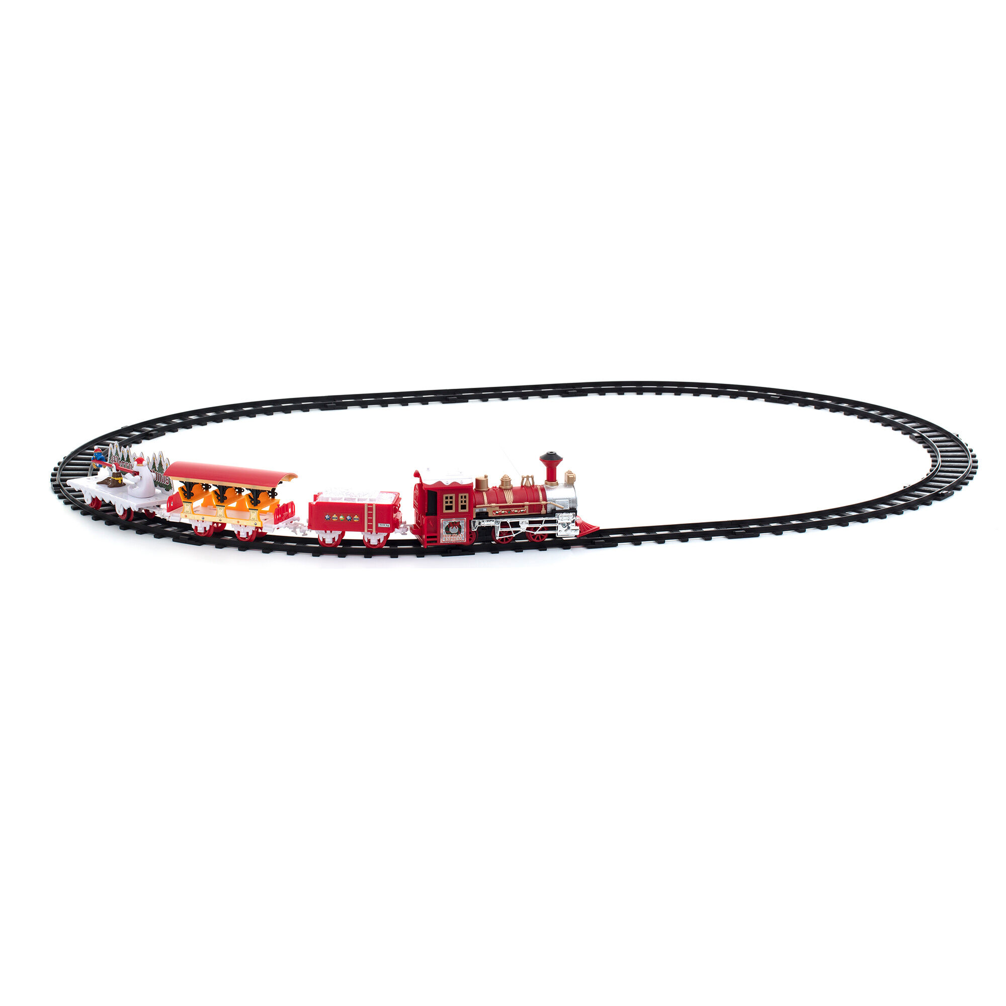 Comboio de natal musical com 16 peças, , large