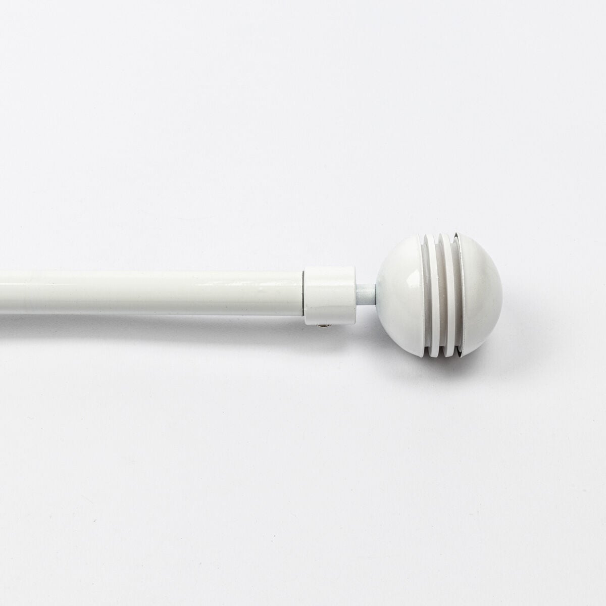 Kit varão extensível branco 120-210cm, , large