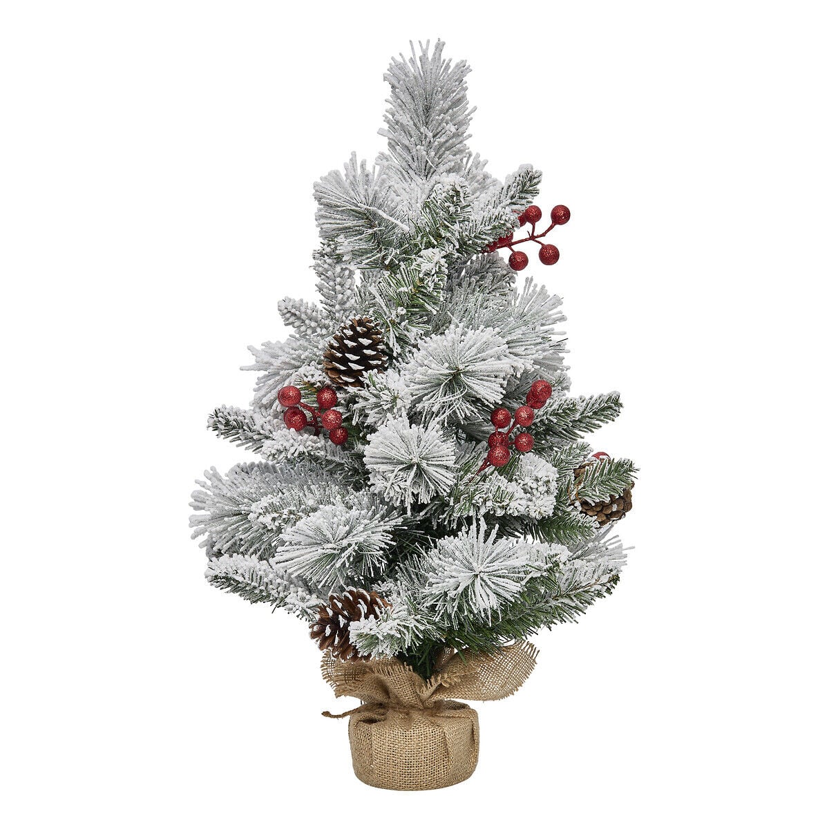 Árvore de natal decorativa piki com pinhas 50cm, , large