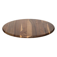 Plato De Tartas Marr&oacute;n De Madera 50cm