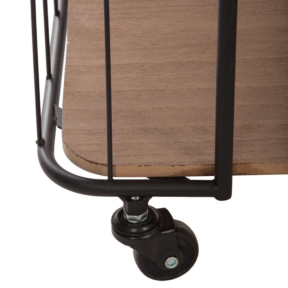Estante JORDI com 4 prateleiras em metal e mdf, , large