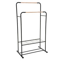 Cavalete Duplo Artemis Preto Em Metal 150cm