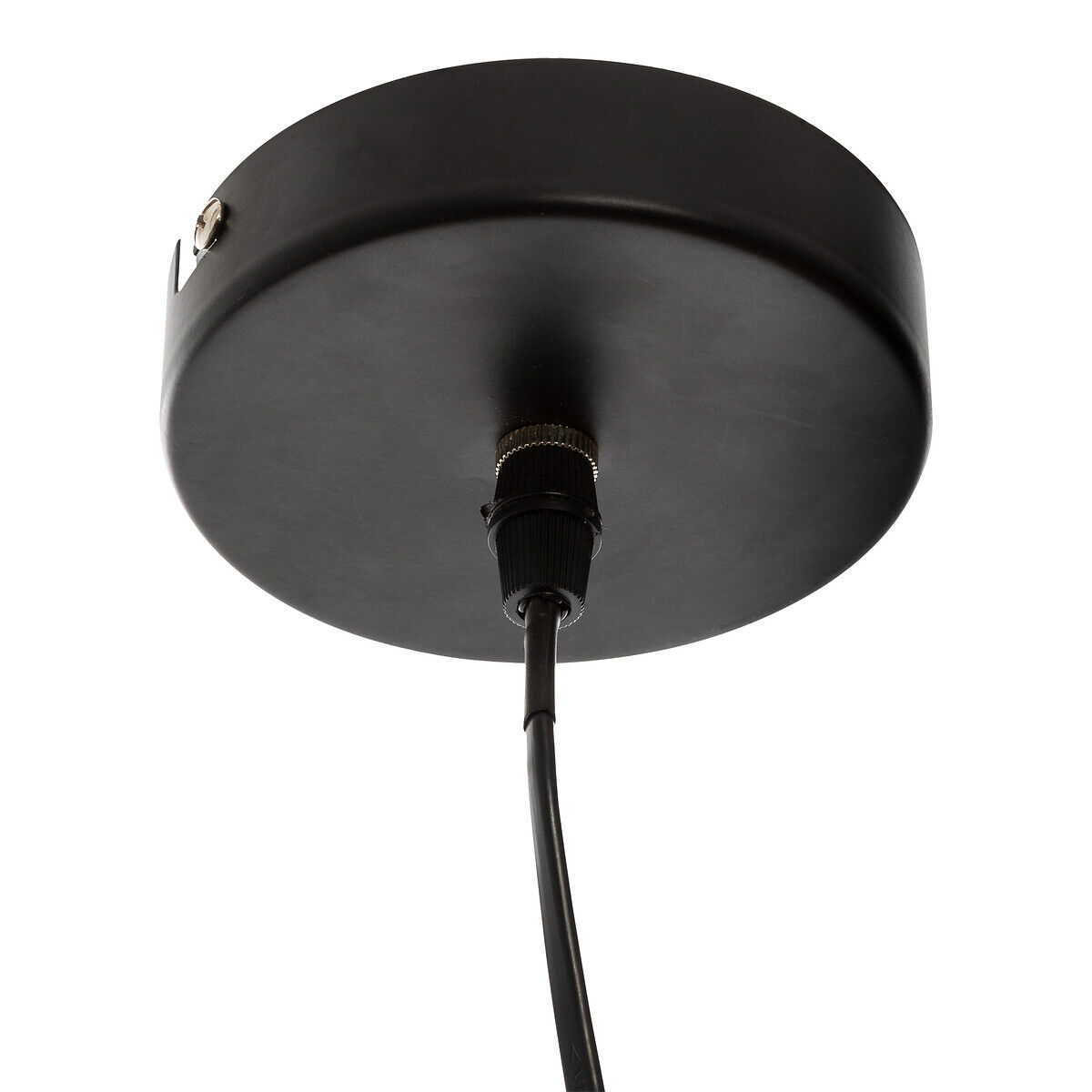 Candeeiro de teto SOUL preto em metal, , large