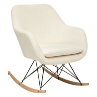 Cadeira De Baloi&ccedil;o Rocking Chair Branco