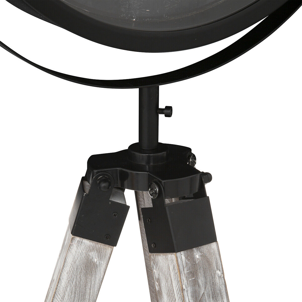 Relógio de chão ATIKA preto com tripé 150cm, , large