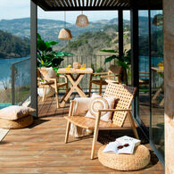 Sill&oacute;n DAJA efecto madera