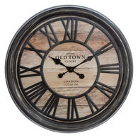 Reloj De Pared Marrón 50Cm