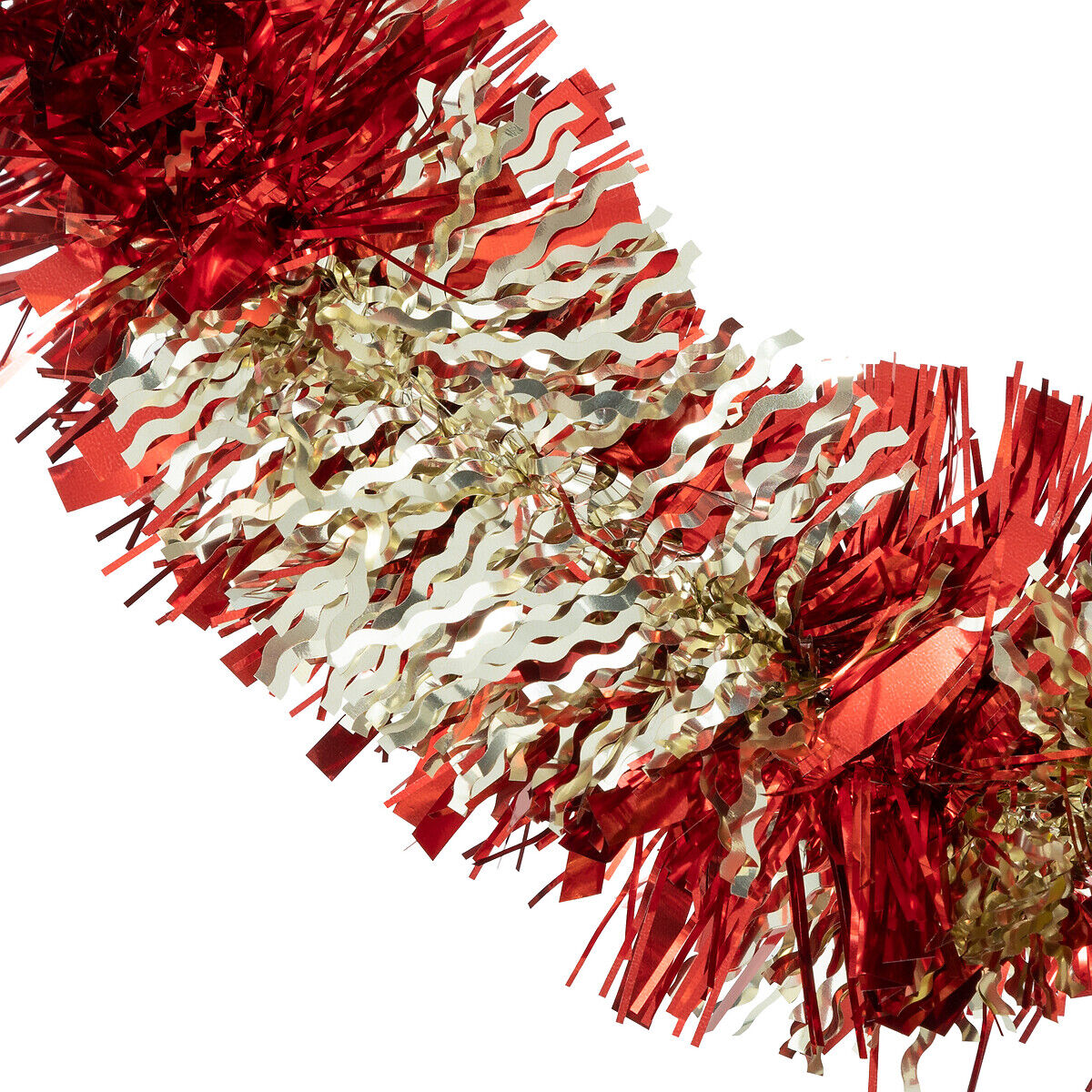 Grinalda vermelho e dourado mixed 200cm, , large