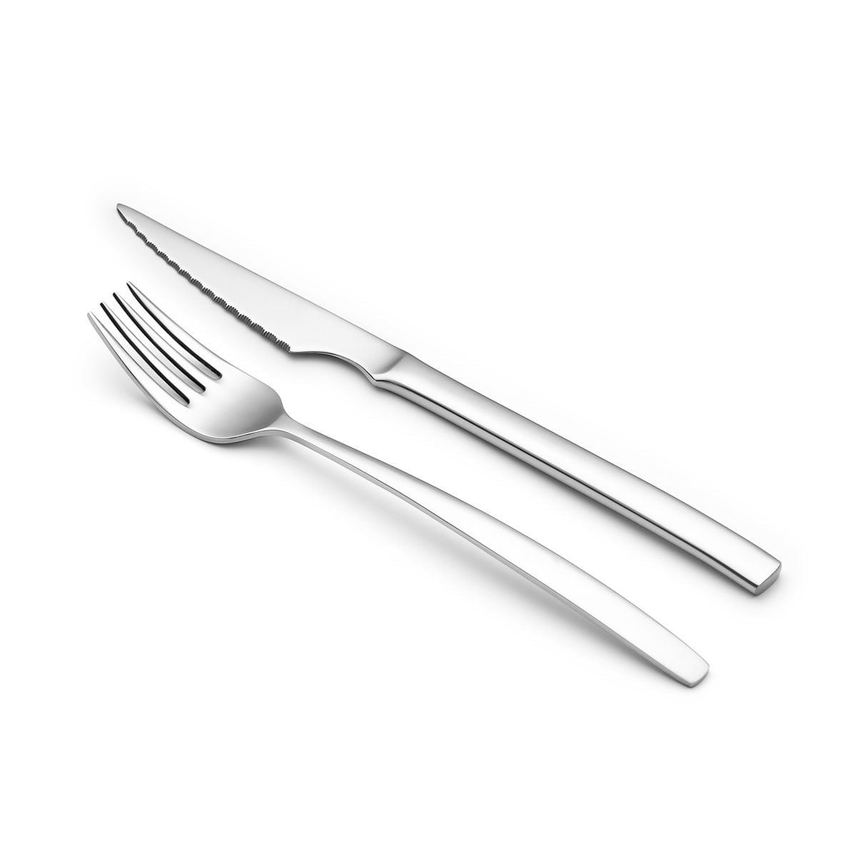 Conjunto de faca de bife e garfo de mesa, , large