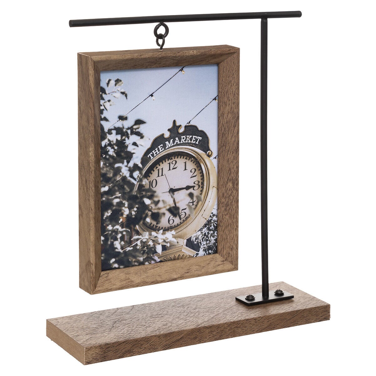 Moldura Tyler Castanho Com Suporte 10x15cm, , large