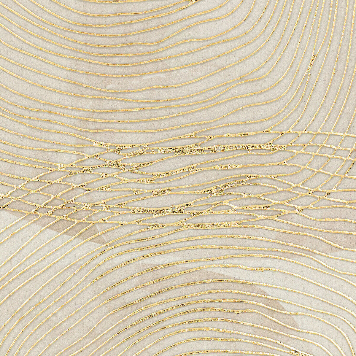 Quadro decorativo ELIN dourado 50x70cm, , large