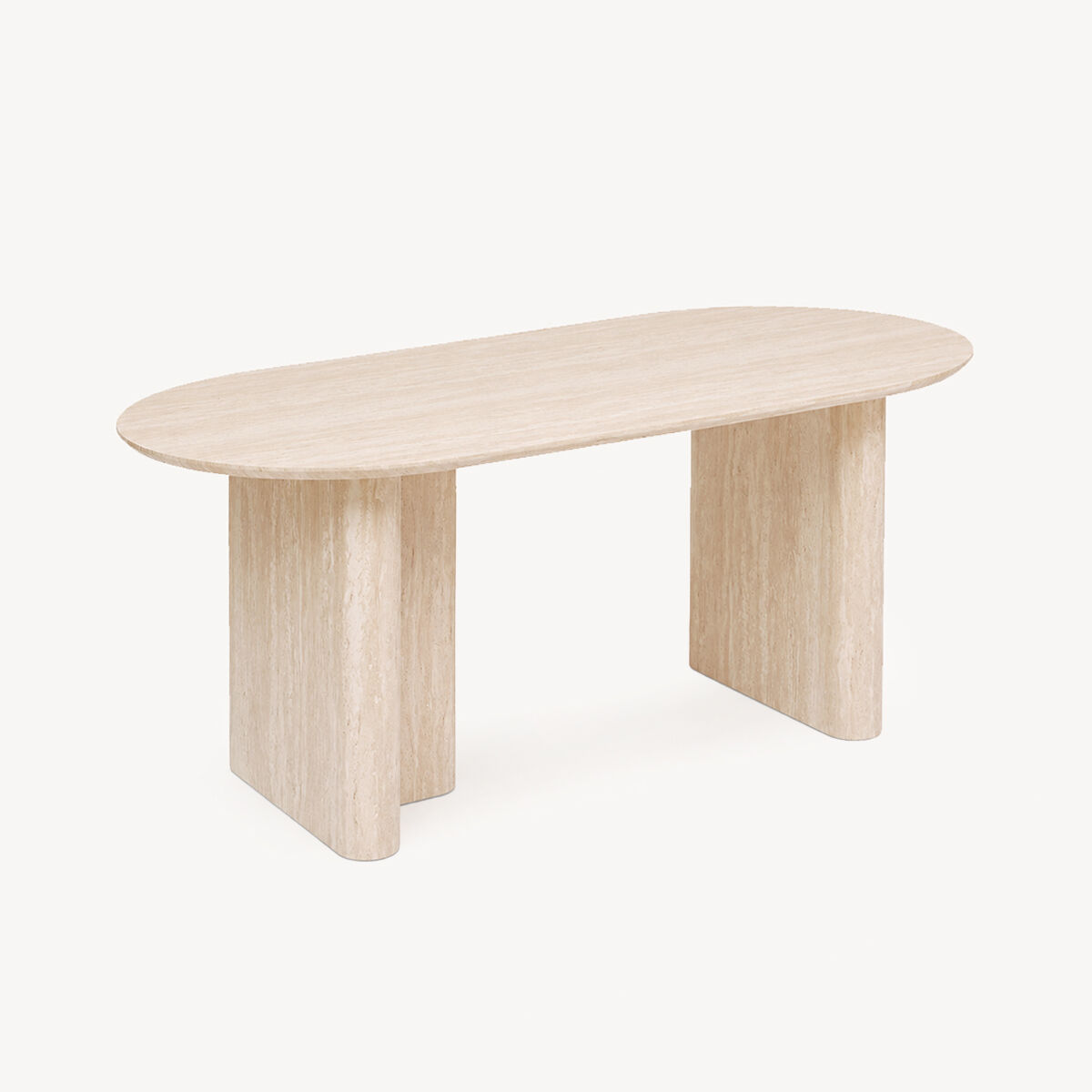 Mesa de jantar ANAYA bege em mdf, , large