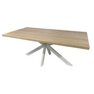 Mesa de comedor GORDES de mdf con patas de metal