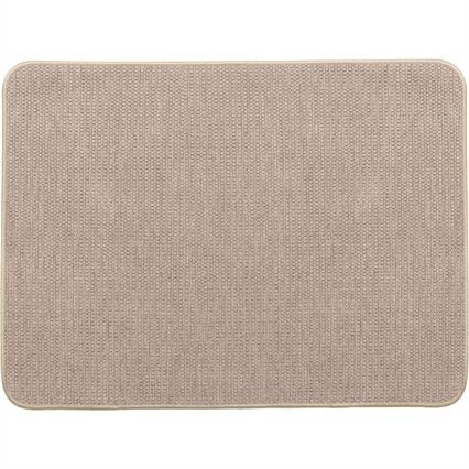 Tapete de entrada HEXAGONE bege 45x60cm, , large