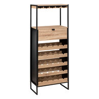 Mueble bar ALIAJ de mdf con botellero