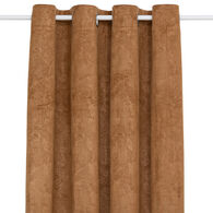 Cortina opaca FUJO terciopelo marr&oacute;n 135x260cm