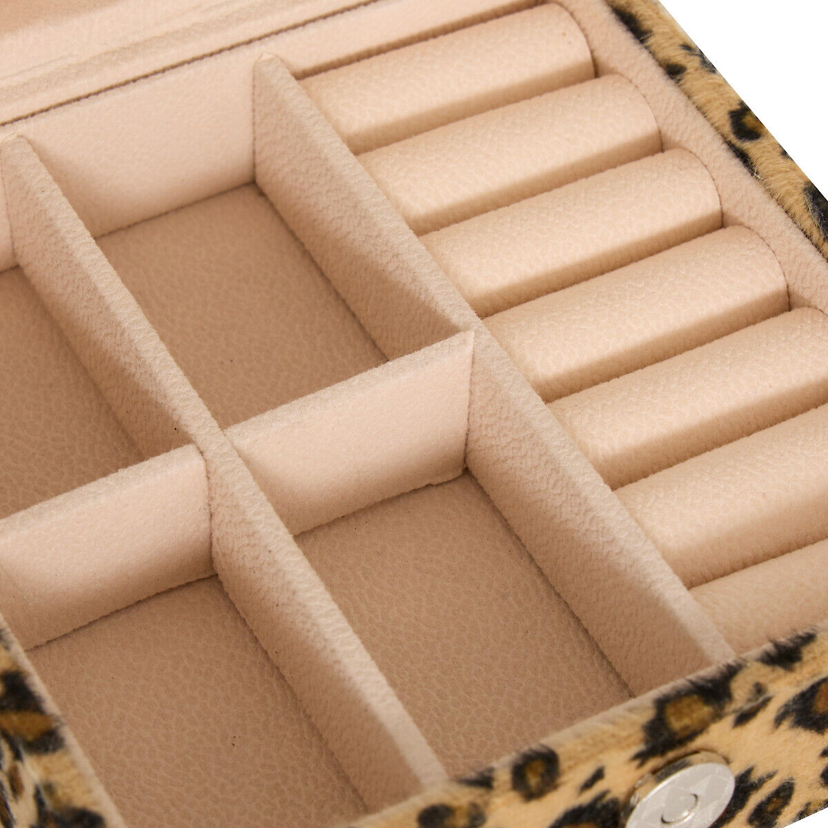 Caixa bijuteria castanho em mdf, , large
