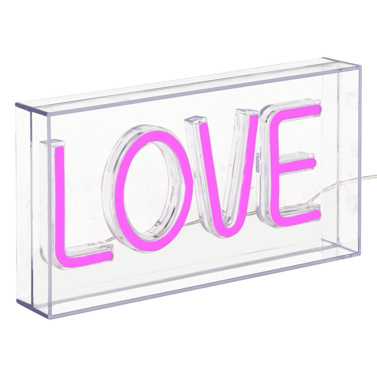 Decoração de mural led Neon love, , large