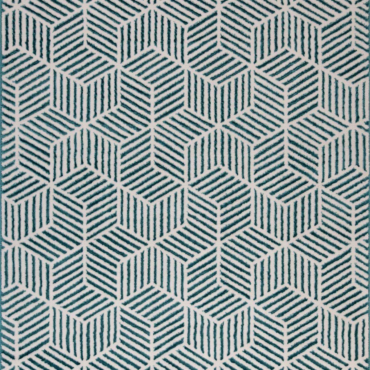 Tapete ZAHA geométrico azul 120x160cm, , large