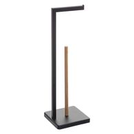 Portarrollos wc bamb&uacute; NATUREO negro