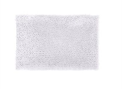 Tapete wc maxi branco chenille 50x80cm, , large