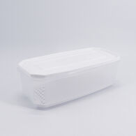 Recipiente Rectangular C/Red Blanco