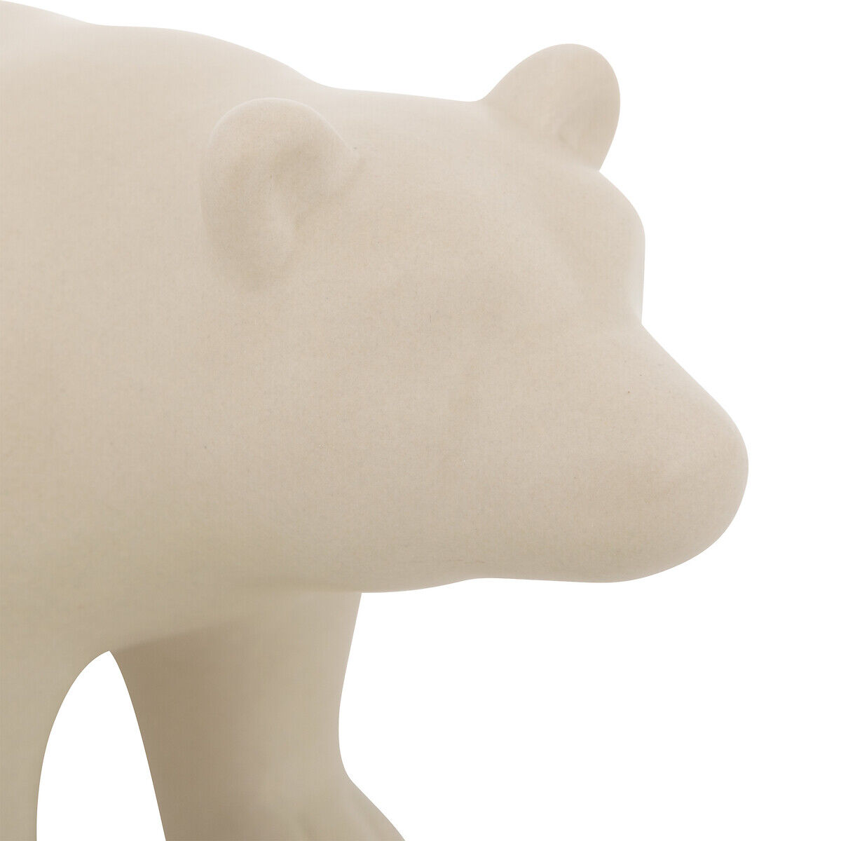 Estátua de urso INU bege em cerâmica, , large