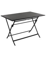 Mesa plegable AZUA gris grafito