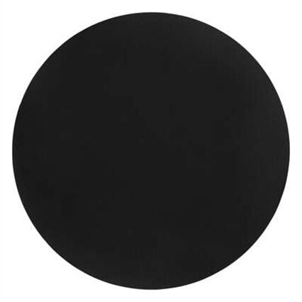 Individual de mesa redondo tenor preto 38cm, , large