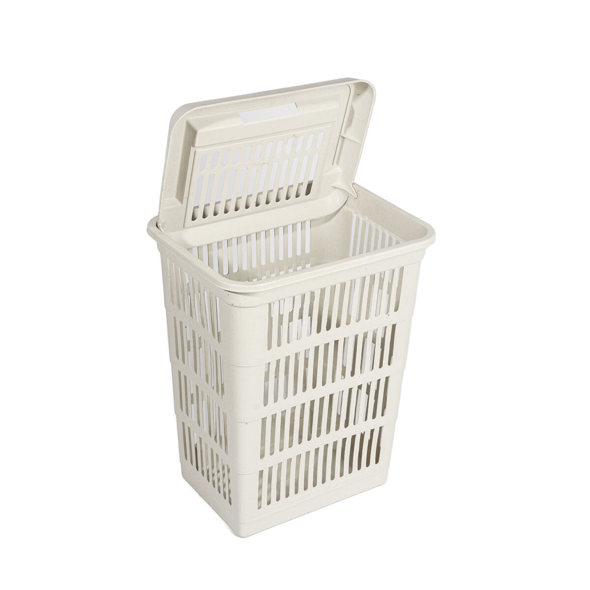 Cesto de roupa wc branco SAND com tampa, , large