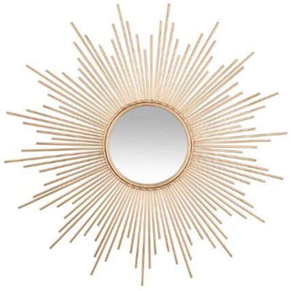 Espelho decorativo sol dourado 99cm, , large