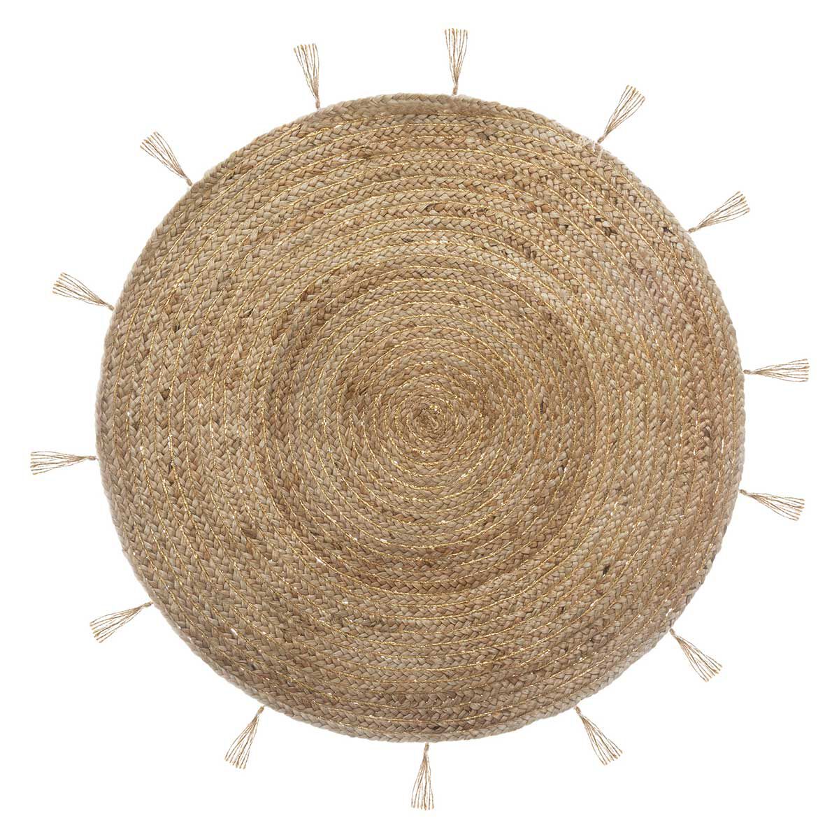 Tapete LUREX COSY bege juta 80cm, , large