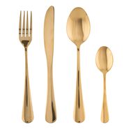 Cubertería 16 Pzas Doradas