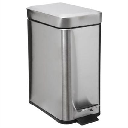 Balde wc em metal 5l, , large