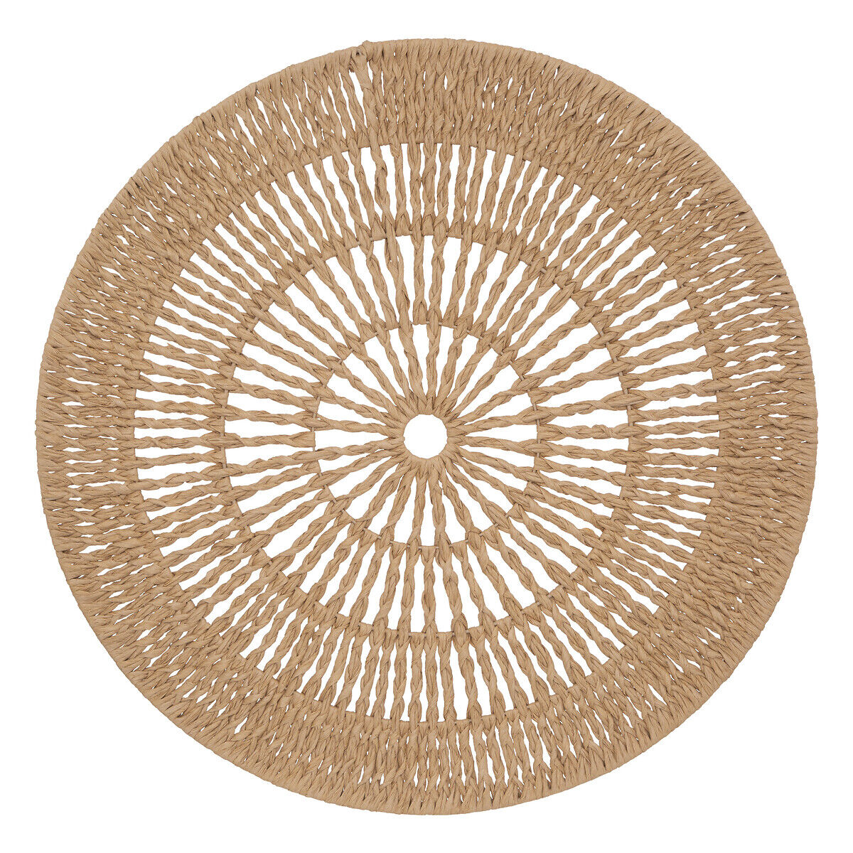 Prato decorativo em corda bege SEA VIEW 76cm, , large