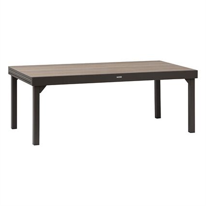 Mesa extensível PIAZZA tonka em alumínio 200-320cm, , large