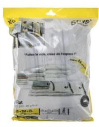 Conjunto de 10 sacos para arrumação em vácuo, , large