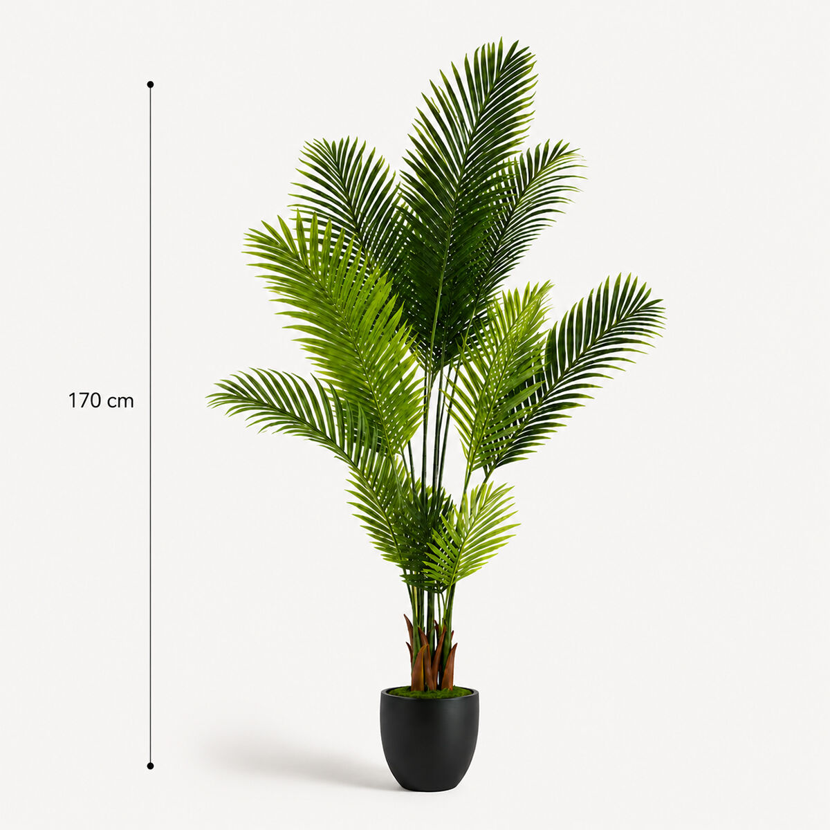 Planta palmeira artificial 170cm, , large