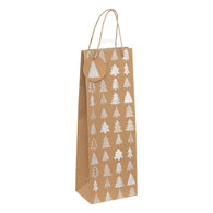 Saco De Oferta Para Garrafa Holo Castanho Kraft 35,5cm