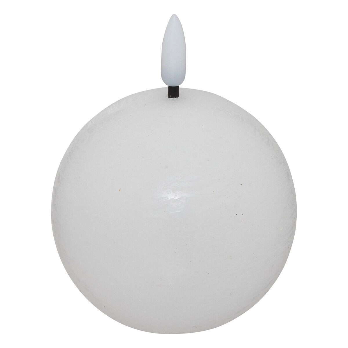 Vela led bola MOLIA branca 8cm, , large