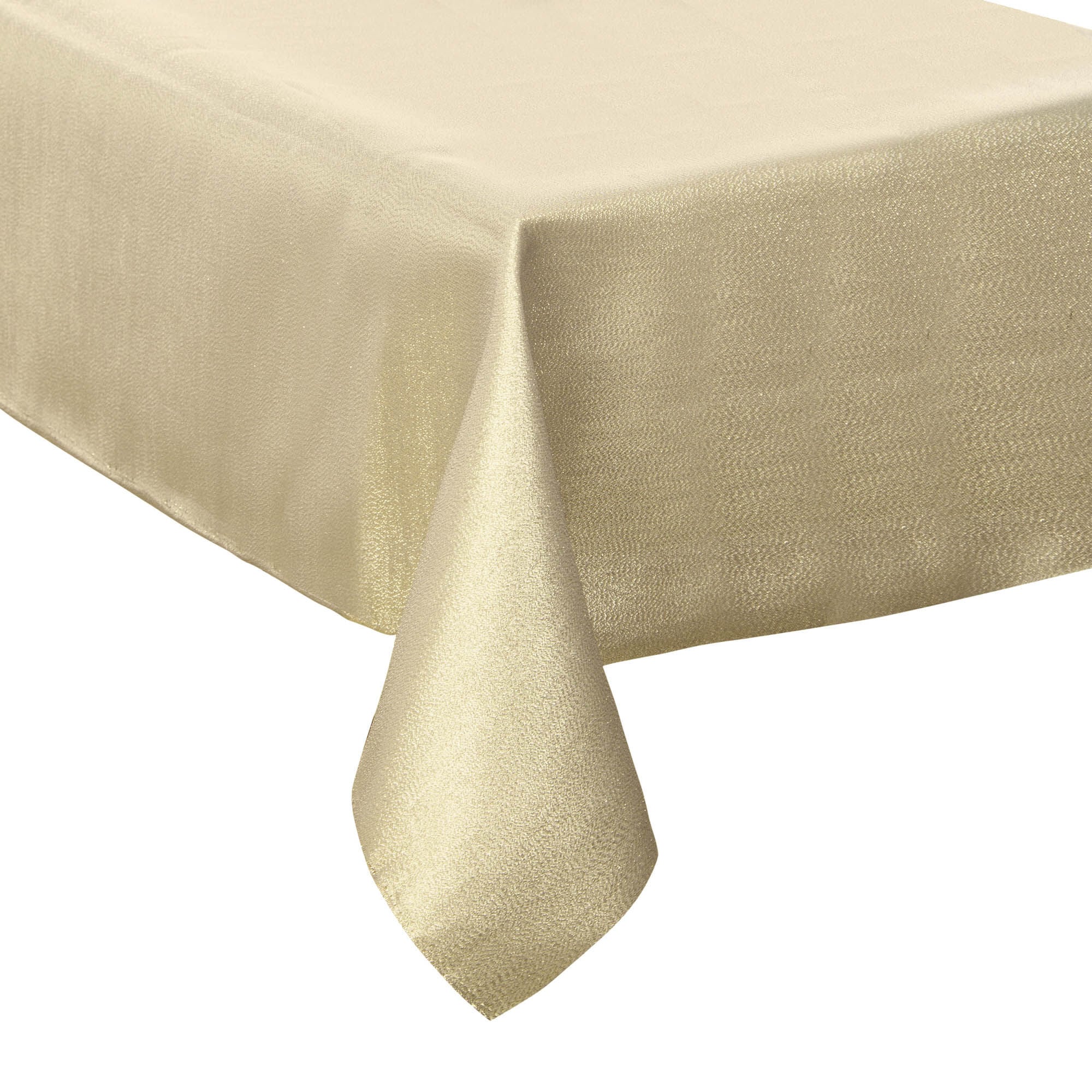Toalha De Mesa Dourada Com Glitter 140x240cm, , large