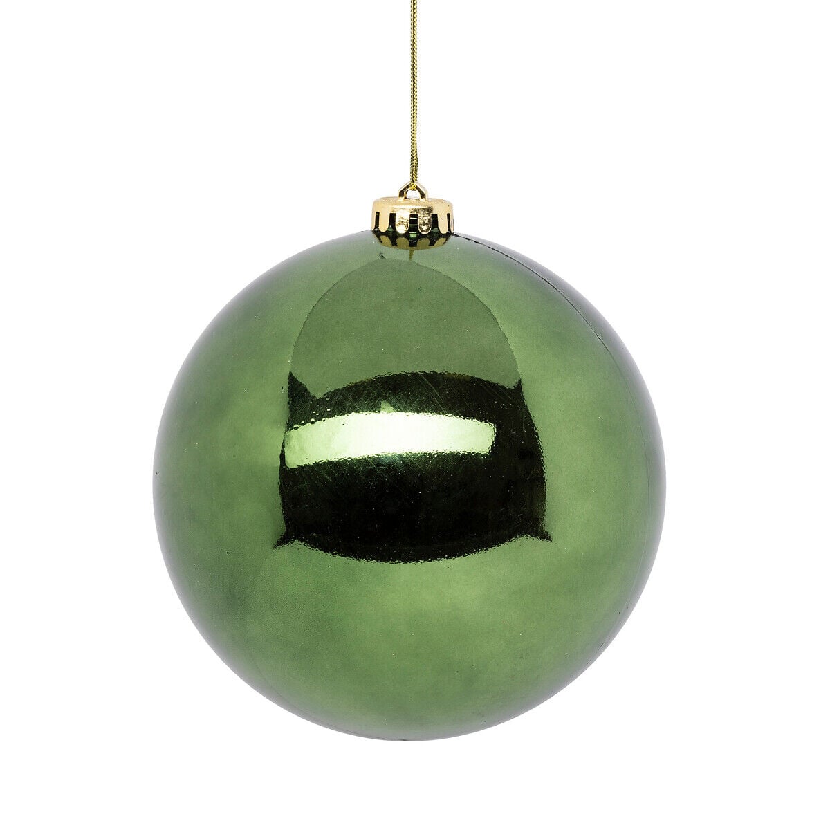 Pendurante bola de natal maxi verde 15cm, , large